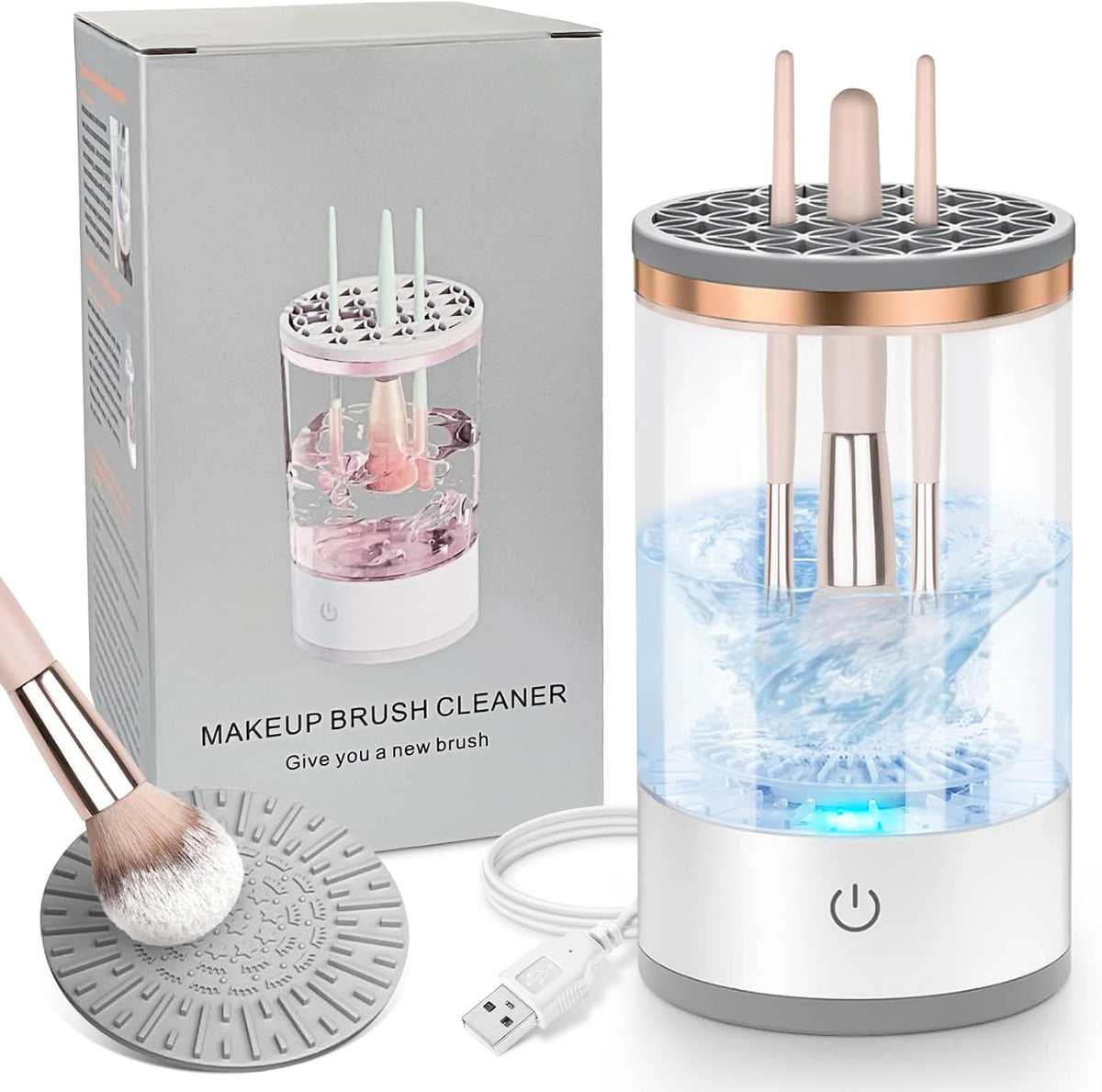 Medivita Limpador Elétrico de Pincéis de Maquiagem