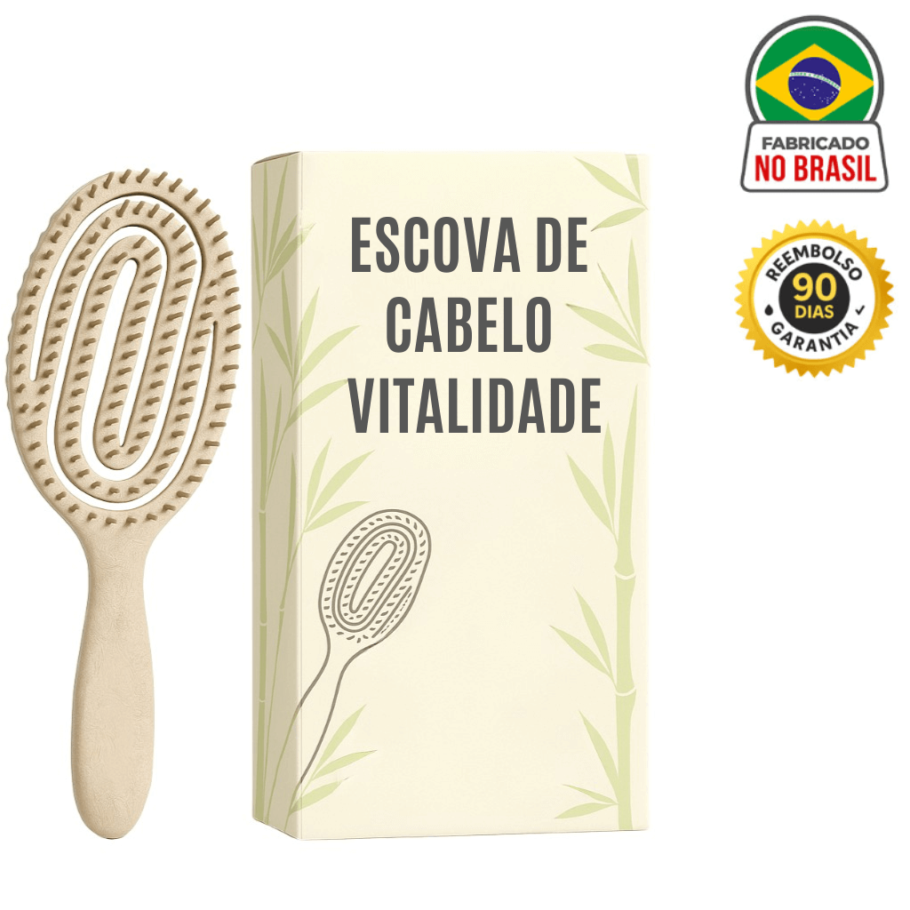 Escova de Cabelo Luxo Vitalidade