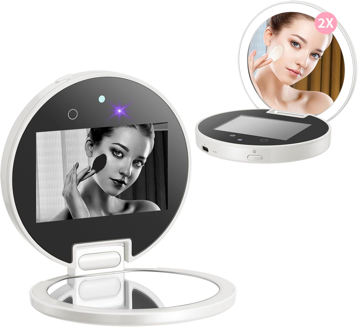 Medivita Espelho de Maquiagem Digital com Ampliação