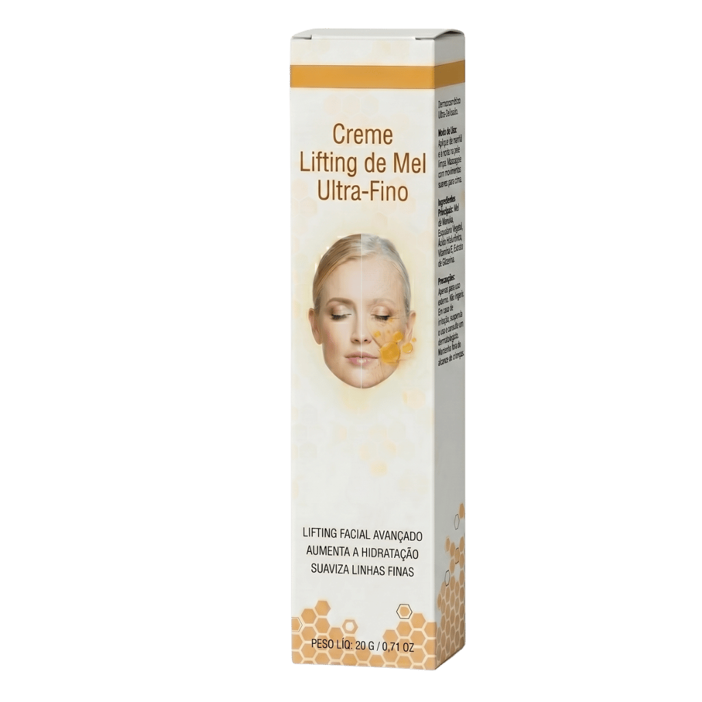 Creme lifting de mel ultrafino