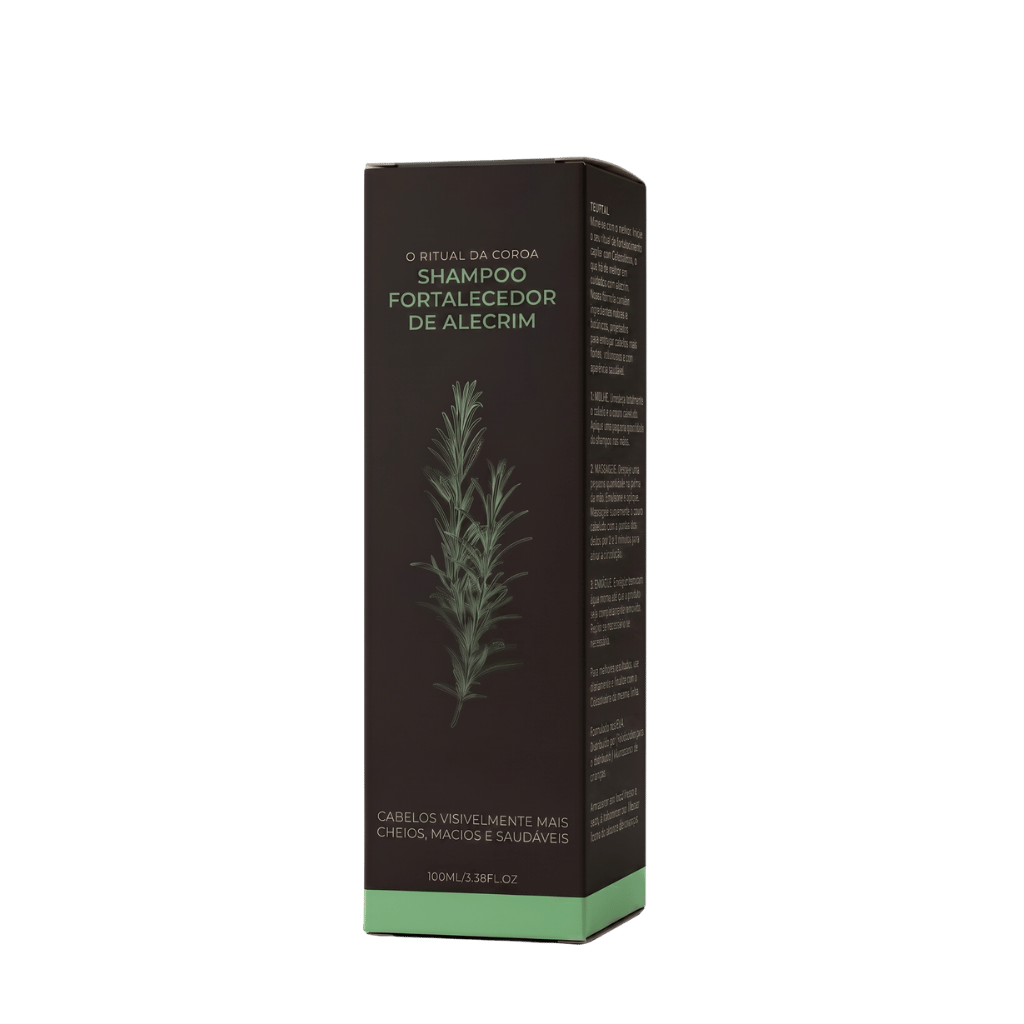 Shampoo capilar premium com alecrim