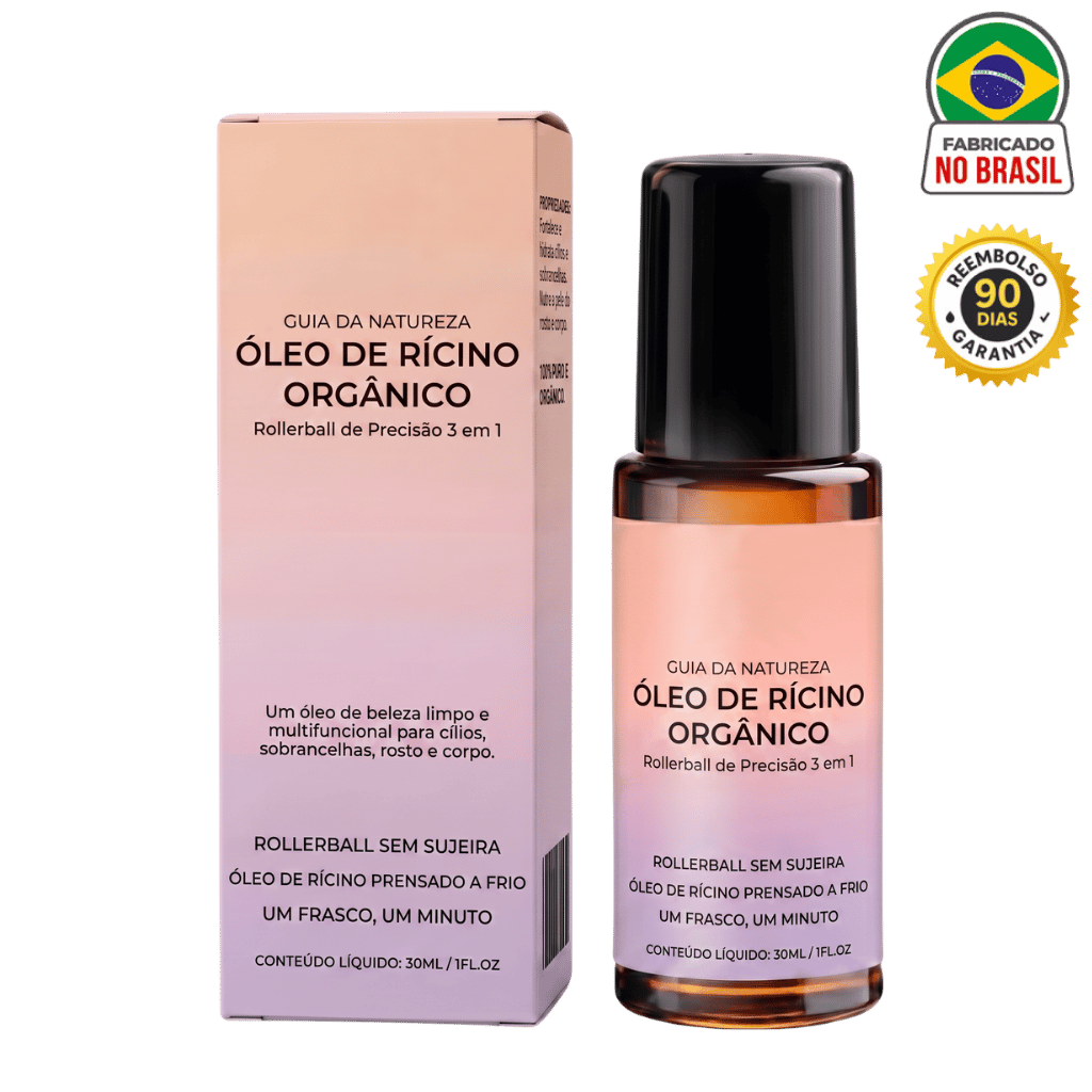 Roll-on de Óleo de Rícino Orgânico